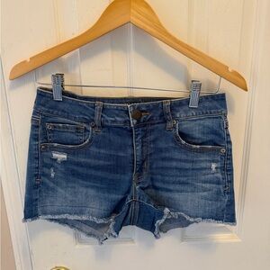 American Eagle Outfitters Dark Blue Jean Shorts